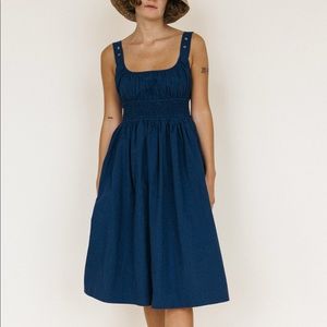 Ciao Lucia Lara Dress in navy